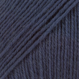 DROPS Fabel - Filato ideale per calze - 107 uni colour blu