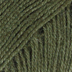 DROPS Alpaca - verde militare scuro uni colour 7895