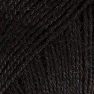 DROPS Alpaca - nero uni colour 8903