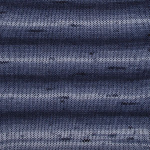 DROPS Fabel - Filato ideale per calze - 917 oceano profondo long print