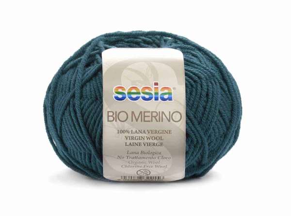 Lana Bio Merino Manifatture Sesia, 100% lana vergine senza trattamento al cloro made in Italy. Un filato in lana per lavori a maglia e all'uncinetto, calibro suggerito 4-4,5 mm