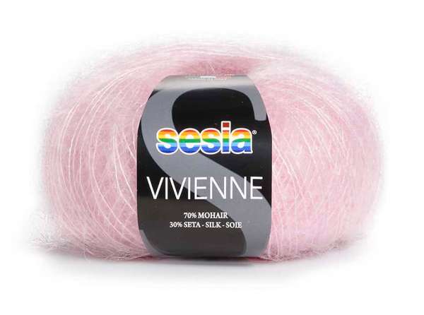 Filato Sesia Vivienne, lussuoso filato in mohair e seta