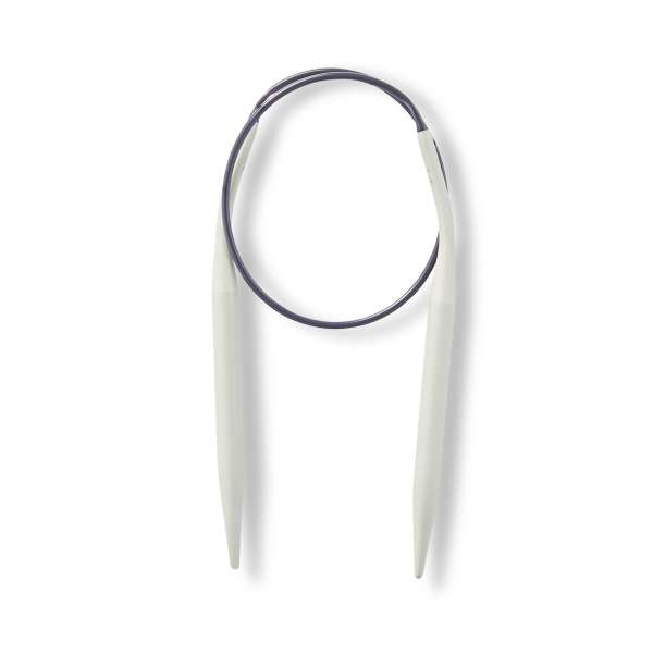 Ferri circolari fissi 40 cm alluminio grigio perla Prym