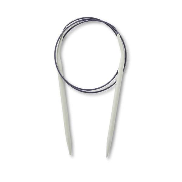 Ferri circolari fissi 80 cm alluminio grigio perla Prym