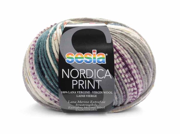 filato Sesia Nordica print 100%lana merino extra fine filato stampato