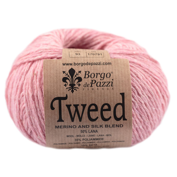 filato tweed Borgo de' pazzi lana merino e seta