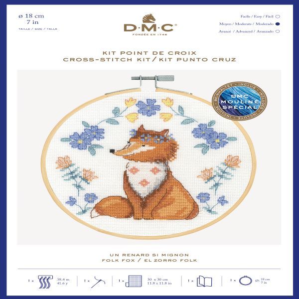 KIT PUNTO CROCE – Animali DMC