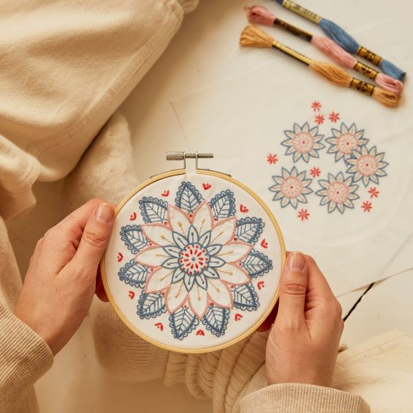 KIT RICAMO – Fiori del levante DMC