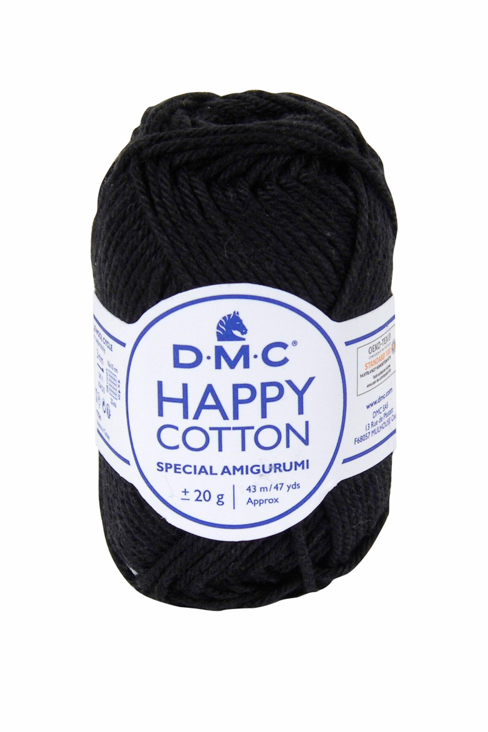 Happy Cotton DMC: perfetto per Amigurumi! - 775 nero