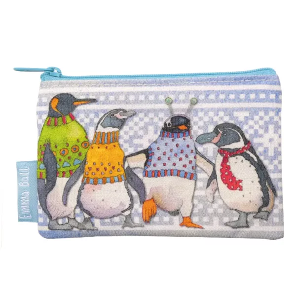 Borsellino con zip decorato - Pinguini