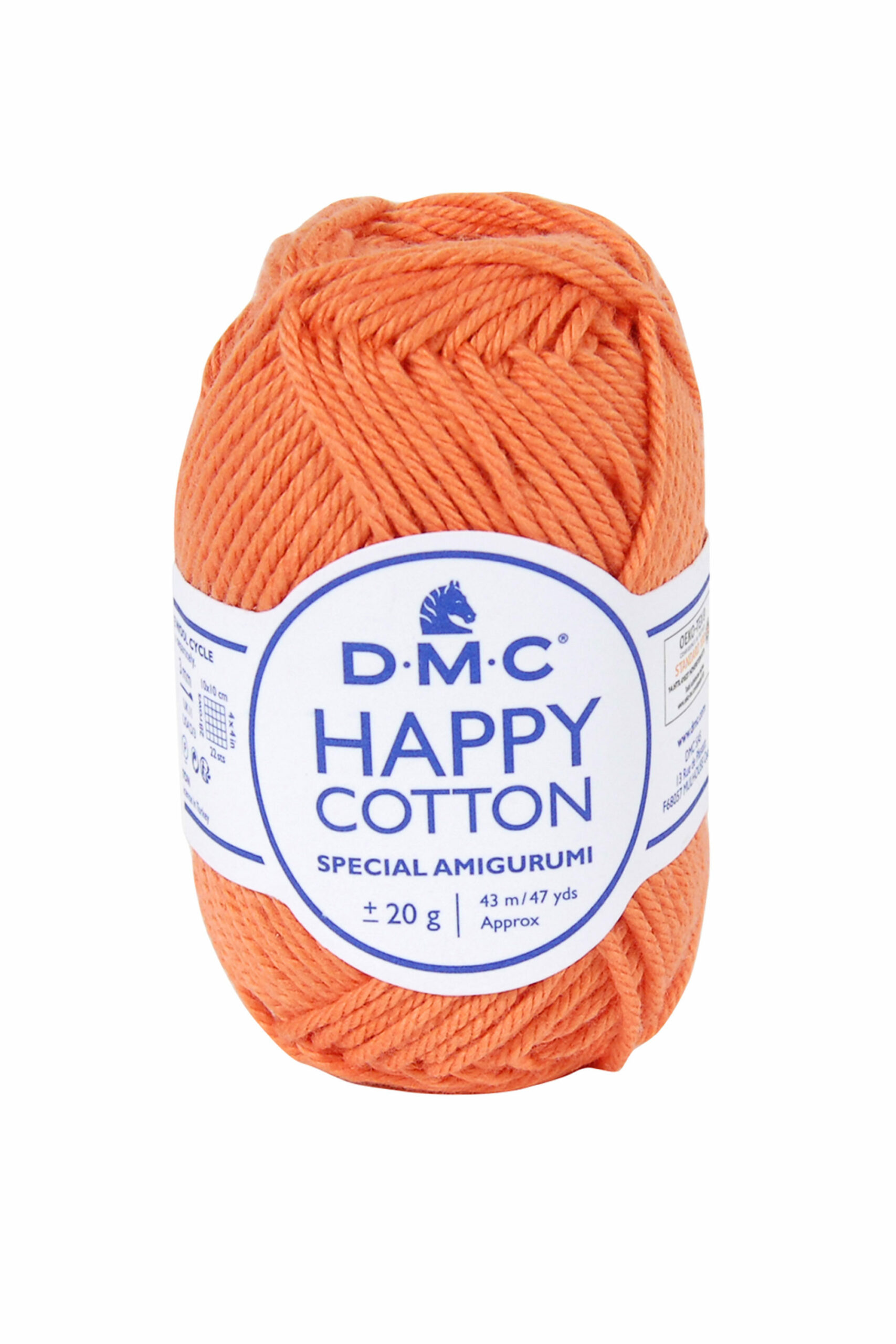 Happy Cotton DMC: perfetto per Amigurumi! - 753 arancio