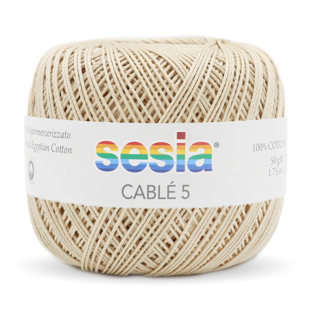 SESIA Cablé 5 Bio - 0052 Beige