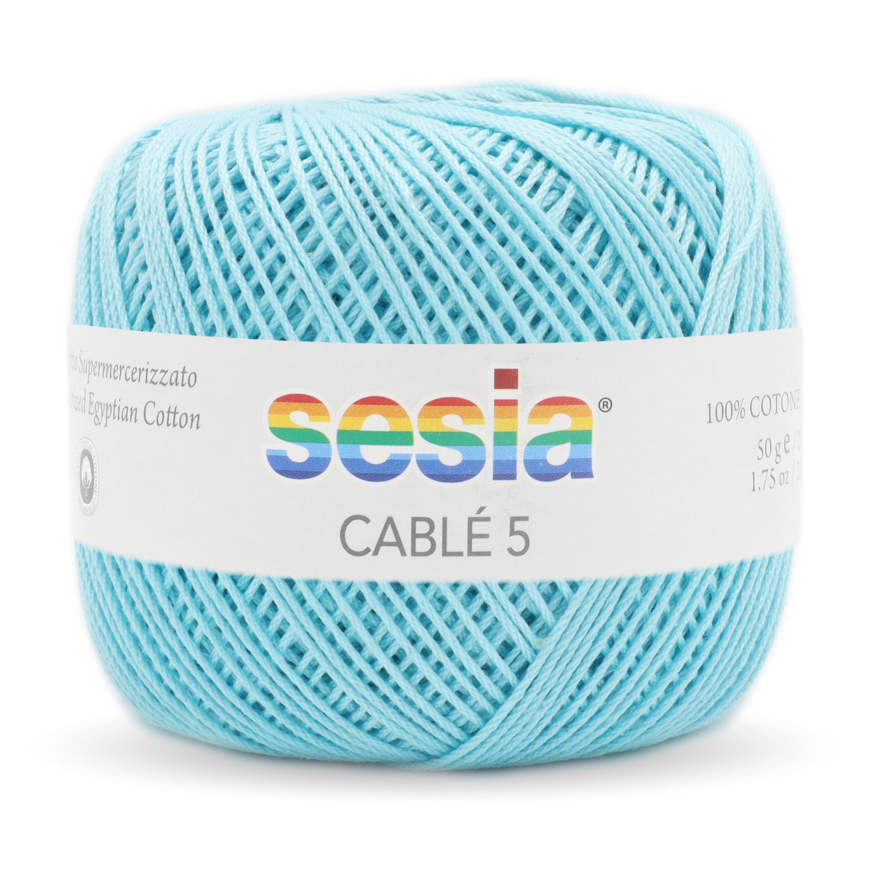 SESIA Cablé 5 Bio - 0288 azzurro acqua