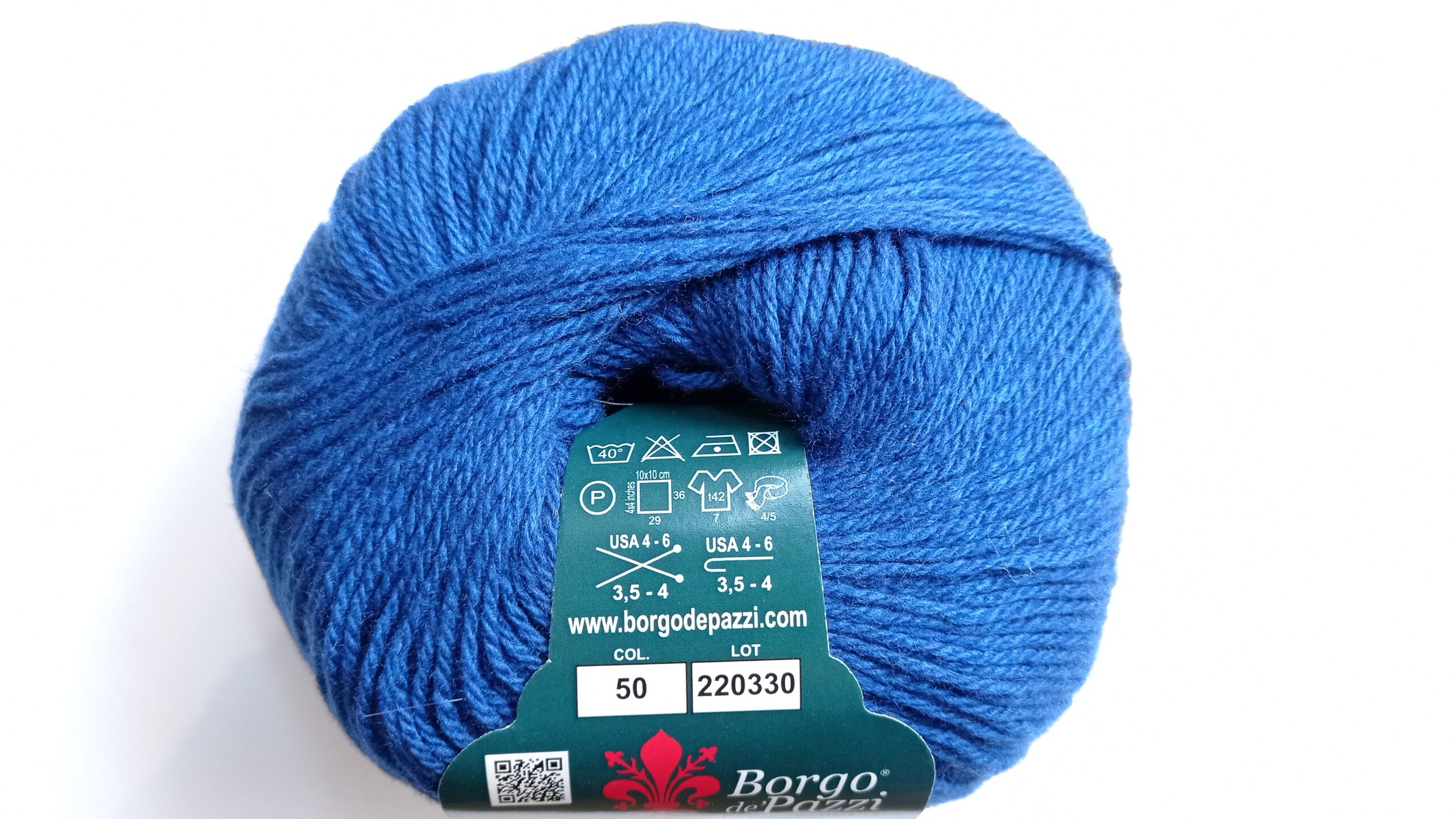 Amore ws super soft cashmere 240 Borgo de' Pazzi - 50 blu elettrico