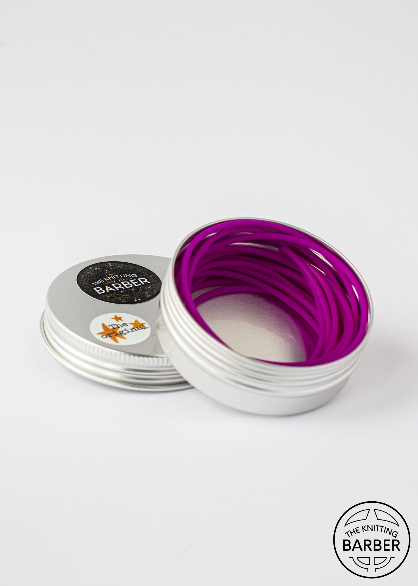 The Knitting Barber Cord - malva