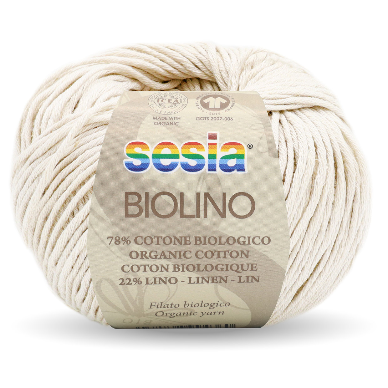 Bio Lino Sesia - 1752 perla