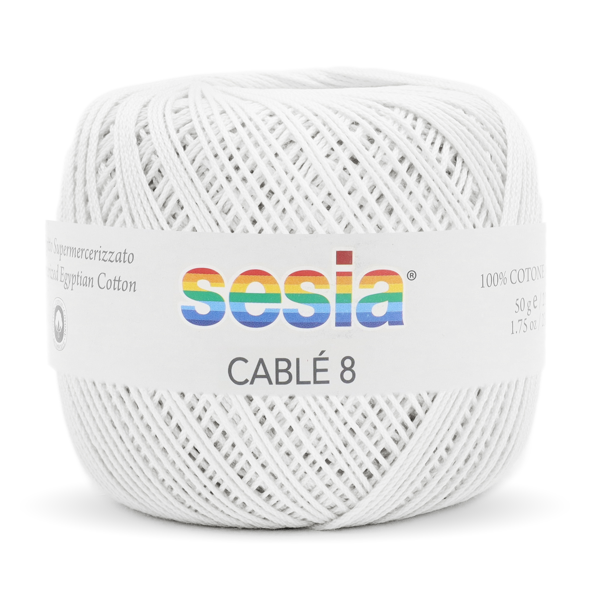 SESIA Cablé 8 - 0051 bianco