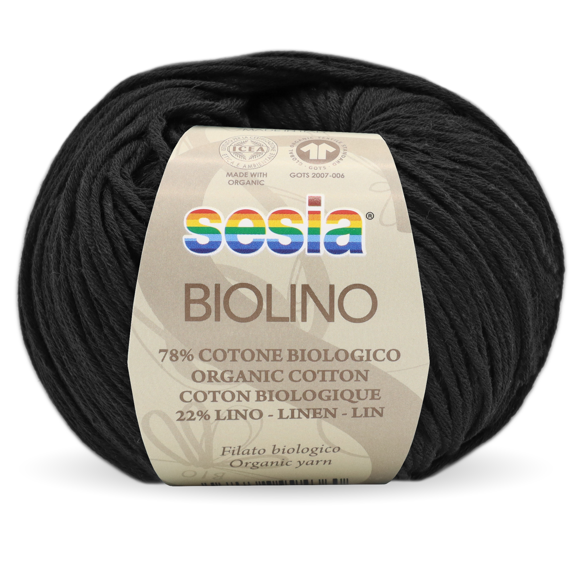 Bio Lino Sesia - 0067 nero