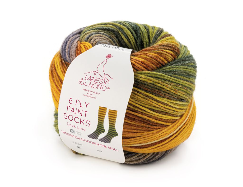 PAINT SOCKS 6PLY Laines du Nord