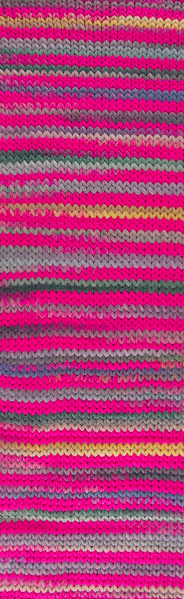 Young and trendy Laines Du Nord - 7 fucsia rigato