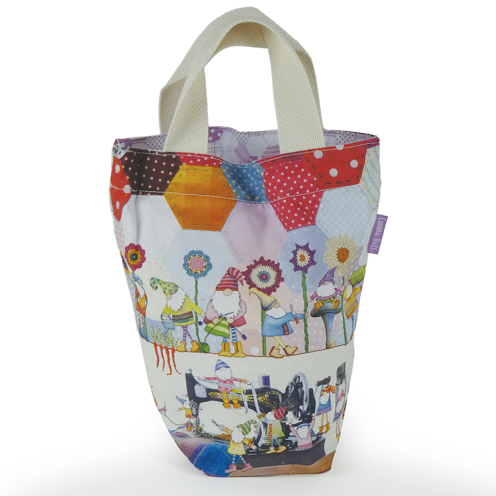 Borsa portaprogetto a secchiello PICCOLA - gnomi