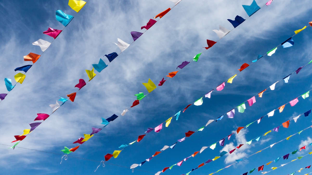 Bandierine all’uncinetto…party perfetto!